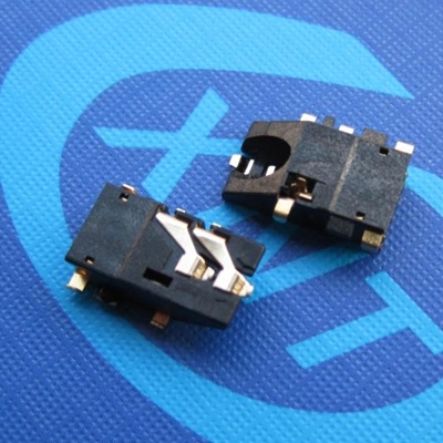 耳機座3.5mm phone jack 沉板3.35mm DIP type 上斜口