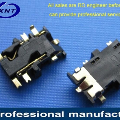 耳機座3.5mm AUDIO JACK 6pin 沉板1.09mm SMT+DIP type